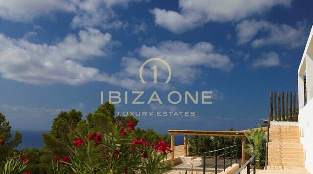 Moderna villa de lujo con 5 dormitorios e increíbles vistas al mar en alquiler, Ibiza - Moderna villa de lujo con 5 dormitorios e increíbles vistas al mar en venta, Ibiza