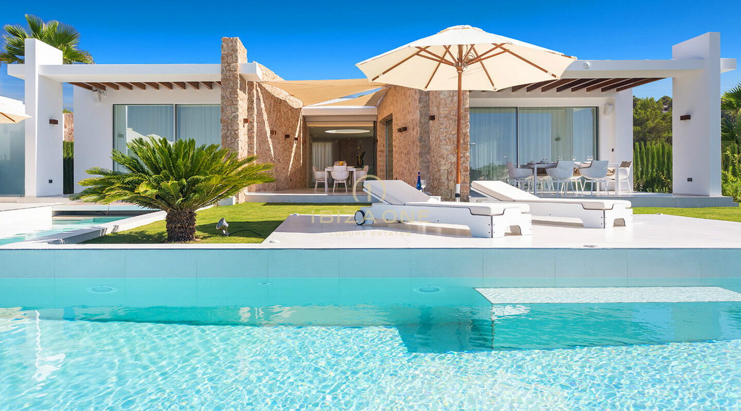 Exclusiva villa de lujo de nueva construcción en Cala Conte 33 en venta, Ibiza - Exclusiva villa de lujo de nueva construcción en Cala Conte 33 en alquiler, Ibiza