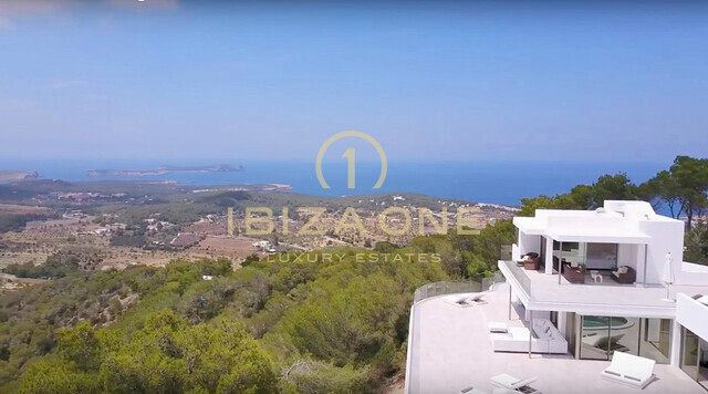 Lujosa villa en Ibiza con la mejor vista al mar, las puestas de sol en uno de los puntos más altos de la isla en venta, Ibiza - Lujosa villa en Ibiza con la mejor vista al mar, las puestas de sol en uno de los puntos más altos de la isla en alquiler, Ibiza