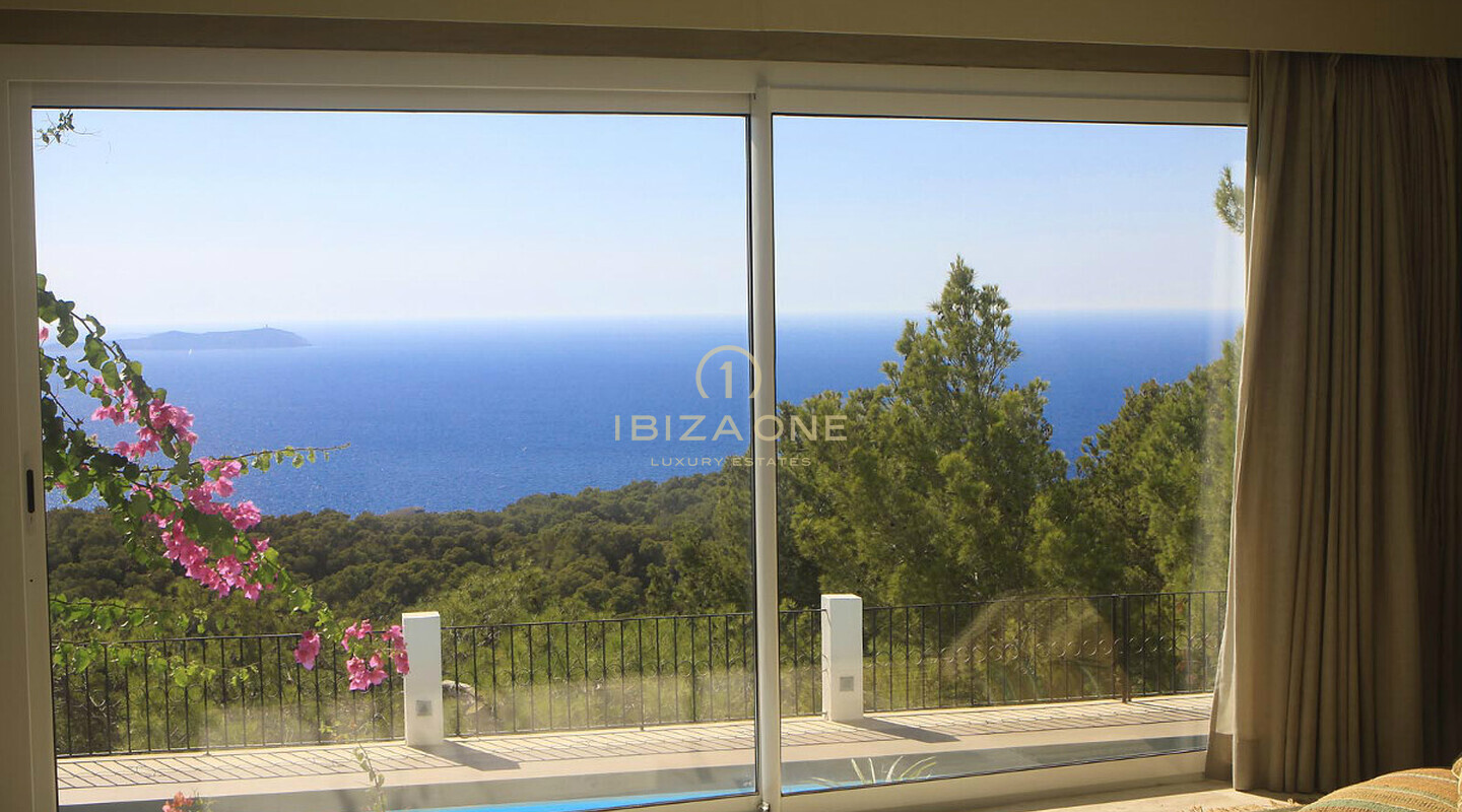 Mediterrane villa met 180º uitzicht op zee, de eilanden Conejeras, S'Esparta en Cala Salada te koop, Ibiza - Mediterrane villa met 180º uitzicht op zee, de eilanden Conejeras, S'Esparta en Cala Salada te huur, Ibiza