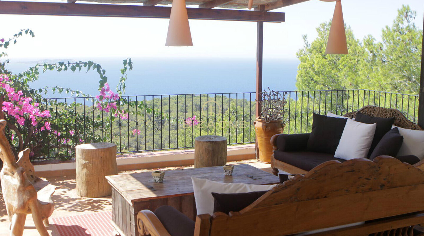 Villa méditerranéenne avec vue à 180º sur la mer, les îles de Conejeras, S'Esparta et Cala Salada à vendre, Ibiza - Villa méditerranéenne avec vue à 180º sur la mer, les îles de Conejeras, S'Esparta et Cala Salada à louer, Ibiza