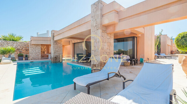 Villa en première ligne de mer avec coucher de soleil toute l'année à vendre, Ibiza - Villa en première ligne de mer avec coucher de soleil toute l'année à louer, Ibiza