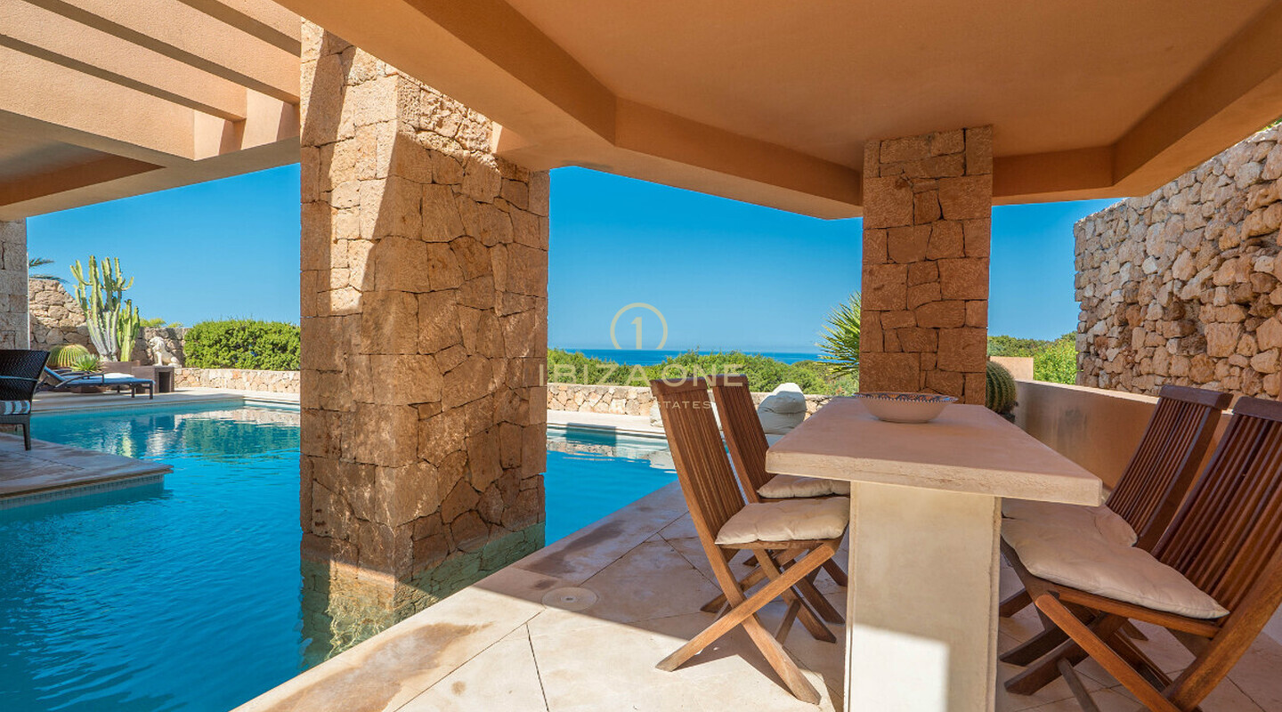 Villa en première ligne de mer avec coucher de soleil toute l'année à vendre, Ibiza - Villa en première ligne de mer avec coucher de soleil toute l'année à louer, Ibiza