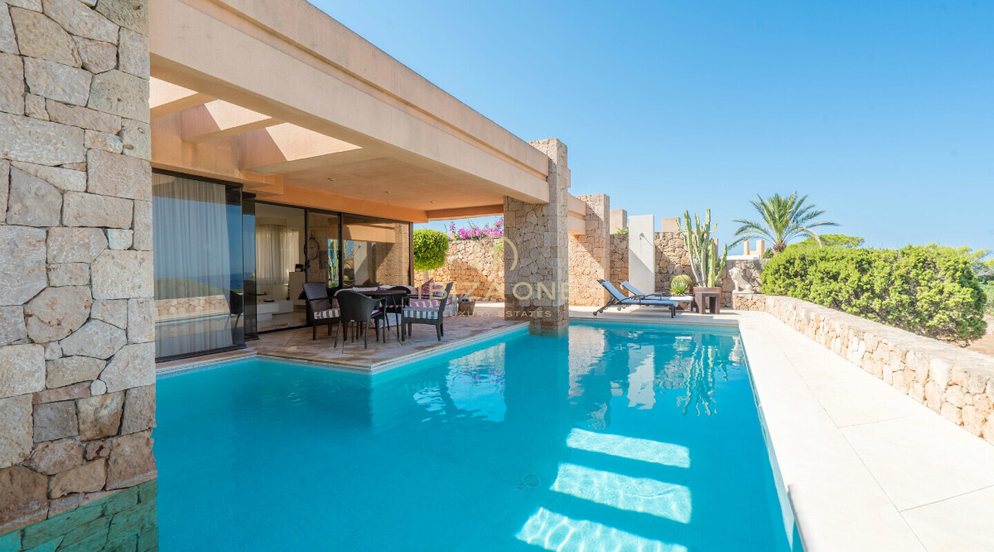 Villa en primera línea de mar con puesta de sol todo el año en venta, Ibiza - Villa en primera línea de mar con puesta de sol todo el año en alquiler, Ibiza