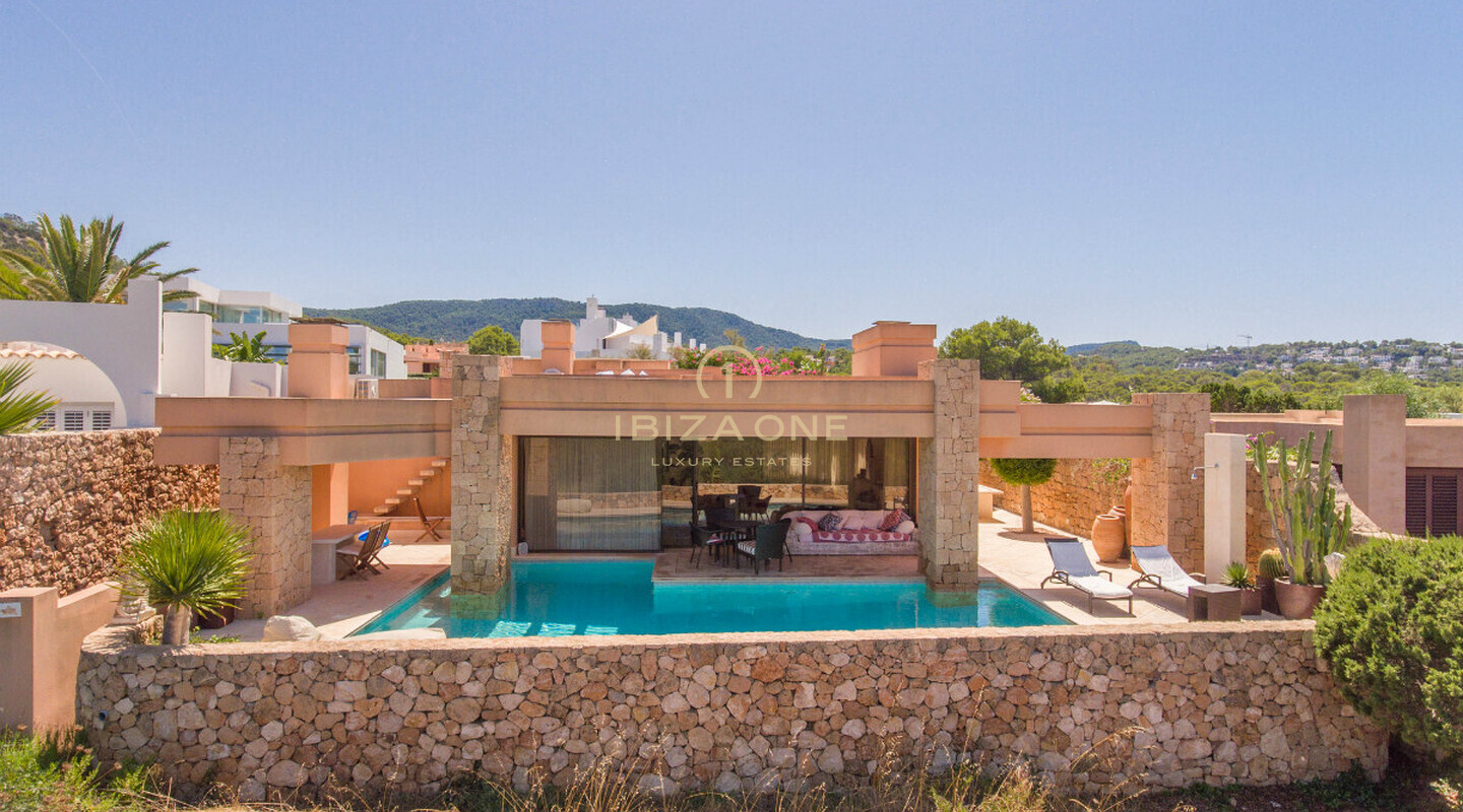 Villa en primera línea de mar con puesta de sol todo el año en venta, Ibiza - Villa en primera línea de mar con puesta de sol todo el año en alquiler, Ibiza