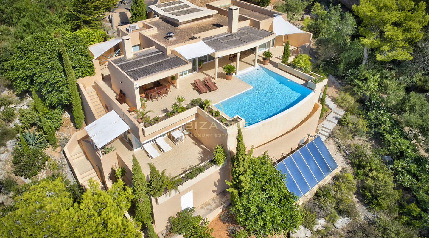 Can Rimbau: Luxurious villa in Ibiza overlooking Ibiza town and the sea for sale close to the port and Jesus, Ibiza - Can Rimbau: Luxurious villa in Ibiza overlooking Ibiza town and the sea for rent close to the port and Jesus, Ibiza
