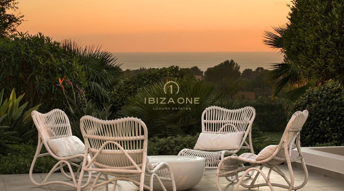 Luxury sea view villa in the Cala Jondal for rent, Ibiza