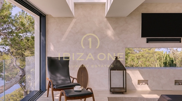 Pure elegantie: Ibiza's meest luxe villa op een heuveltop met panoramisch uitzicht op zee en serenades bij zonsondergang