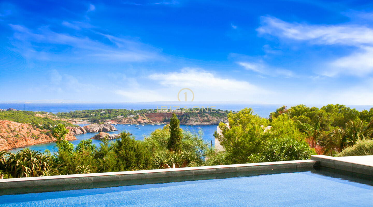 Luxe villa met prachtig zeezicht te koop in Es Cubells / Vista Alegre en te huur, Ibiza - Luxe villa met prachtig zeezicht te koop in Es Cubells / Vista Alegre en te koop, Ibiza