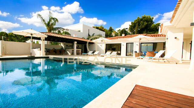 Luxury villa with very good sea views for sale in Es Cubells / Vista Alegre and for rent, Ibiza - Luxury villa with very good sea views for sale in Es Cubells / Vista Alegre and for sale, Ibiza
