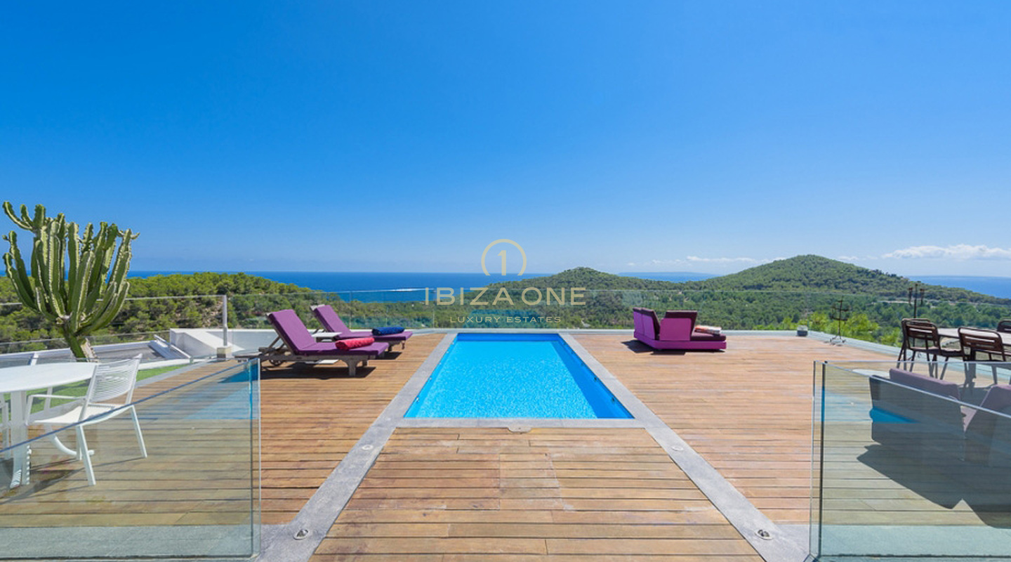 Luxusvilla auf Ibiza mit atemberaubender Aussicht auf Ibiza, Dalt Vila und Formentera zu verkaufen, Ibiza - Luxusvilla auf Ibiza mit atemberaubender Aussicht auf Ibiza, Dalt Vila und Formentera zu vermieten, Ibiza