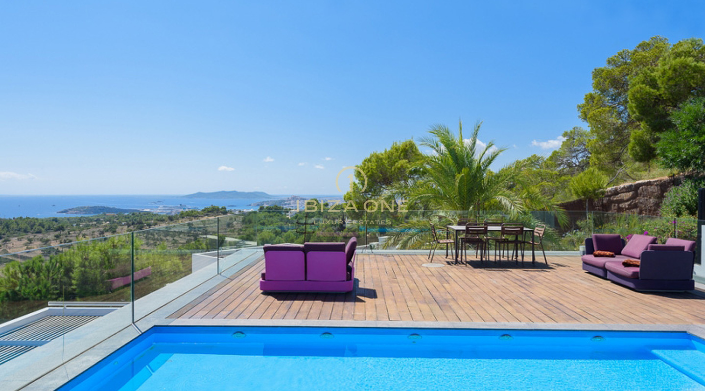 Villa de lujo en Ibiza con impresionantes vistas a Ibiza, Dalt Vila y Formentera en venta, Ibiza - Villa de lujo en Ibiza con impresionantes vistas a Ibiza, Dalt Vila y Formentera en alquiler, Ibiza