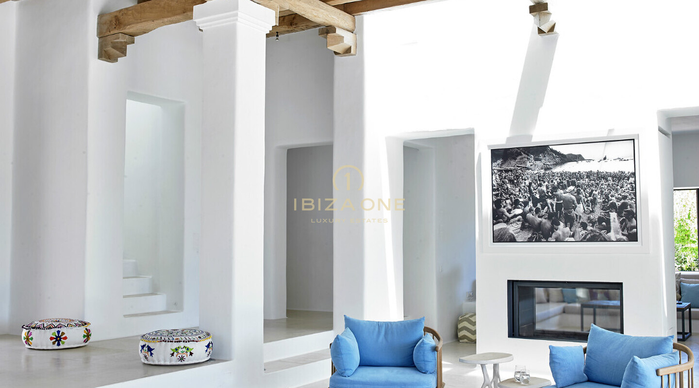 Schöne Blakstad-Finca mit separatem Gästehaus in der Nähe von San Carlos zu verkaufen, Ibiza - Schöne Blakstad-Finca mit separatem Gästehaus in der Nähe von San Carlos zu vermieten, Ibiza