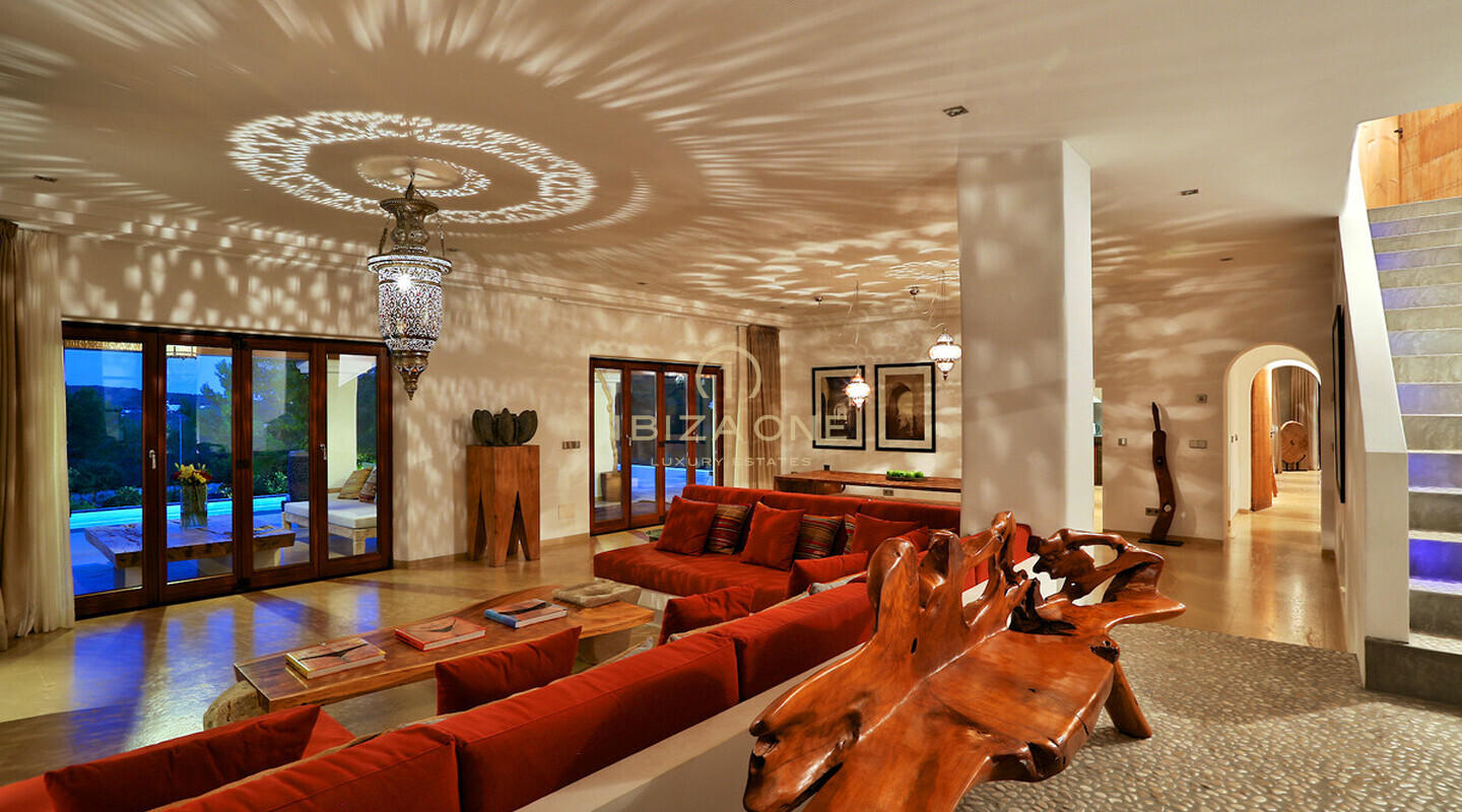 Luxe Blakstad Finca met zeezicht te koop, Ibiza - Luxe Blakstad Finca met zeezicht te huur, Ibiza