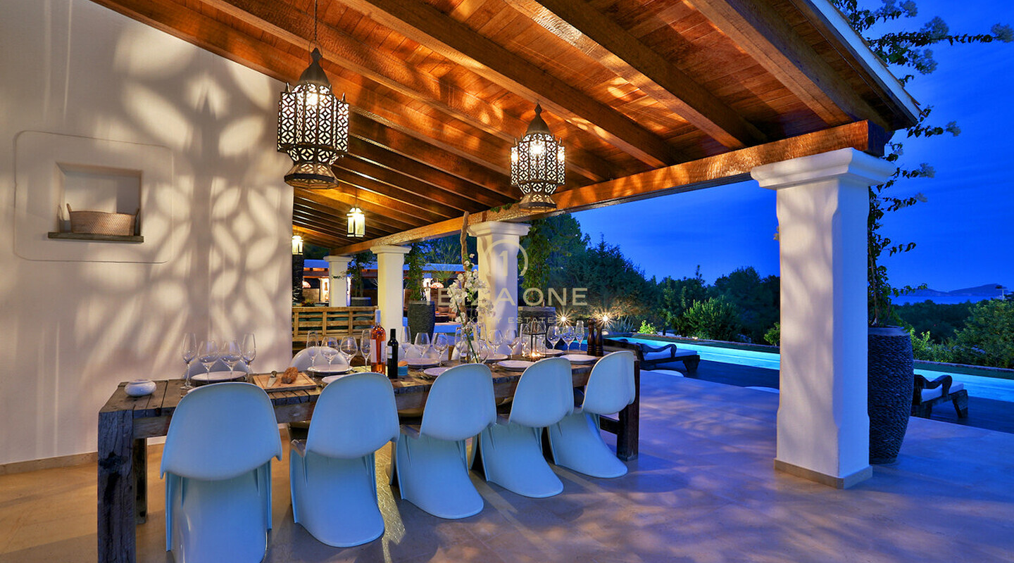 Luxurious Blakstad Finca with sea view for sale, Ibiza - Luxurious Blakstad Finca with sea view for rent, Ibiza