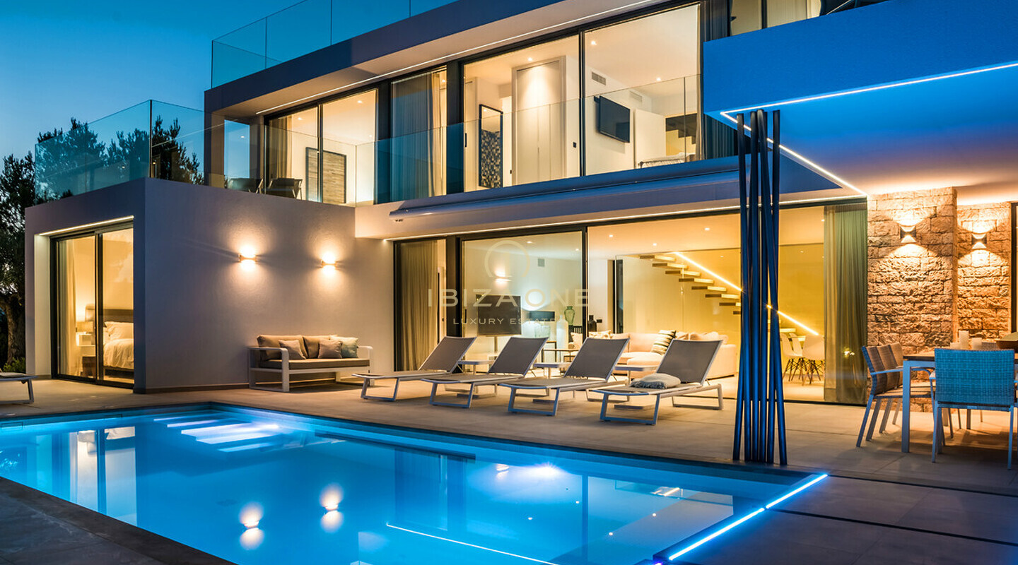 Moderna villa di lusso di nuova costruzione vicino a Ibiza in vendita, Ibiza - Moderna villa di lusso di nuova costruzione vicino a Ibiza in affitto, Ibiza