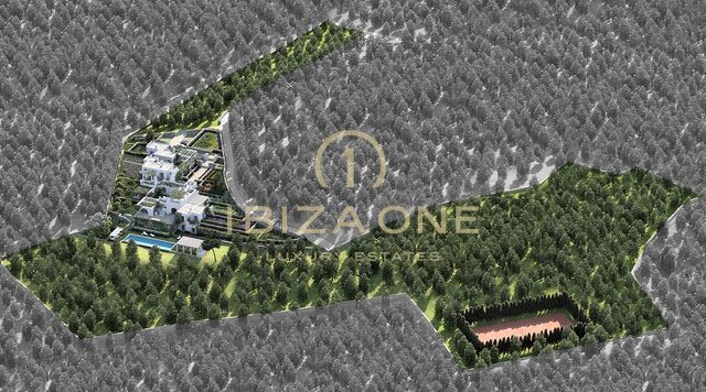 Large plot with building license and sea view for sale, Ibiza - Large plot with building license and sea view for rent, Ibiza