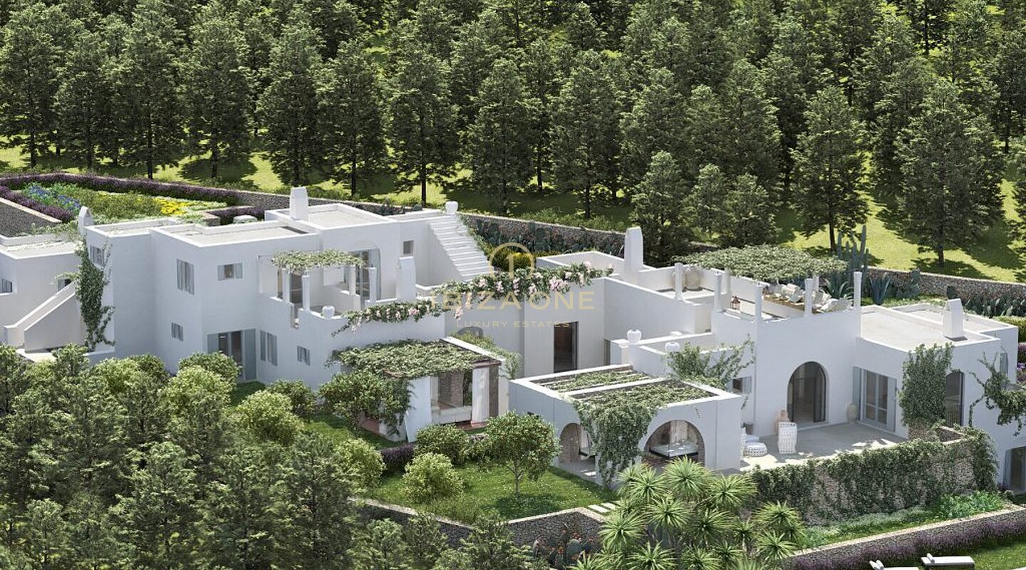 Groot perceel met bouwvergunning en zeezicht te koop, Ibiza - Groot perceel met bouwvergunning en zeezicht te huur, Ibiza