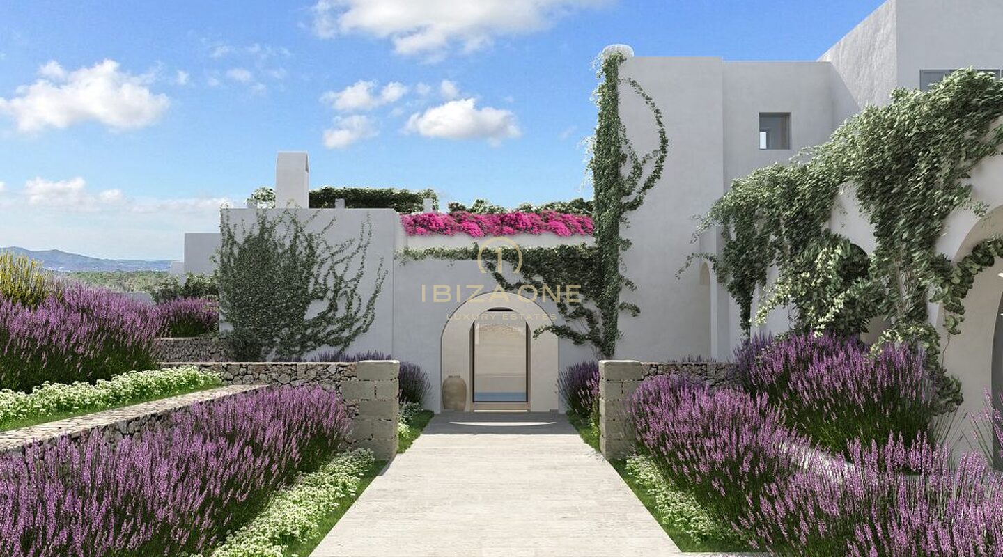 Large plot with building license and sea view for sale, Ibiza - Large plot with building license and sea view for rent, Ibiza