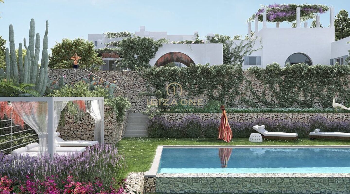Groot perceel met bouwvergunning en zeezicht te koop, Ibiza - Groot perceel met bouwvergunning en zeezicht te huur, Ibiza
