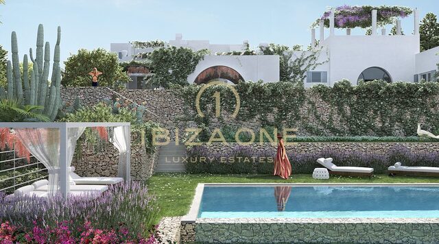 Großes Grundstück mit Baugenehmigung und Meerblick zu verkaufen, Ibiza - Großes Grundstück mit Baugenehmigung und Meerblick zu vermieten, Ibiza