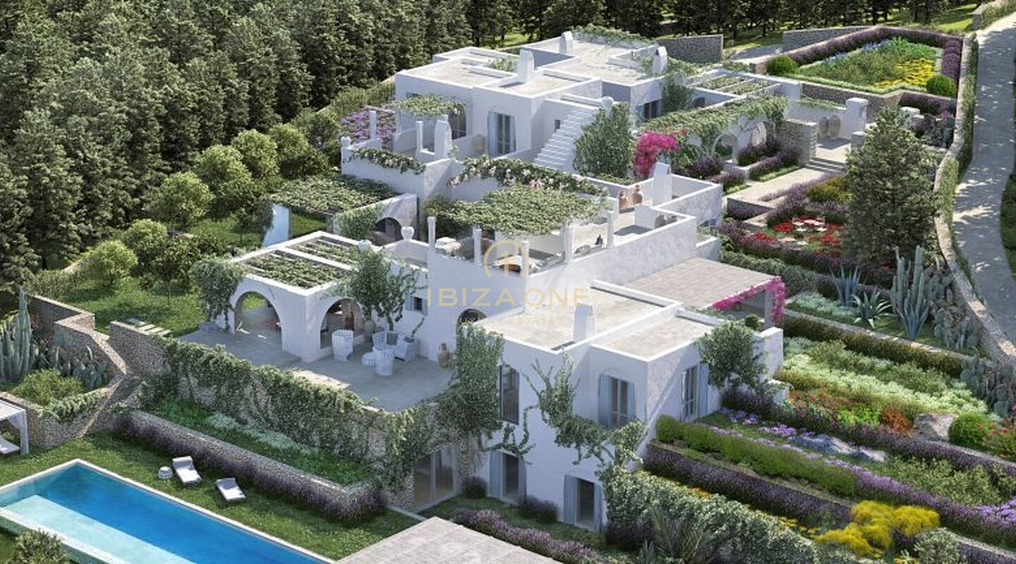 Groot perceel met bouwvergunning en zeezicht te koop, Ibiza - Groot perceel met bouwvergunning en zeezicht te huur, Ibiza