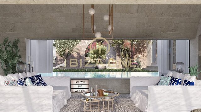 Großes Grundstück mit Baugenehmigung und Meerblick zu verkaufen, Ibiza - Großes Grundstück mit Baugenehmigung und Meerblick zu vermieten, Ibiza