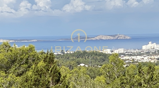 Gran parcela con licencia de obra y vistas al mar en venta, Ibiza - Gran parcela con licencia de obra y vistas al mar en alquiler, Ibiza