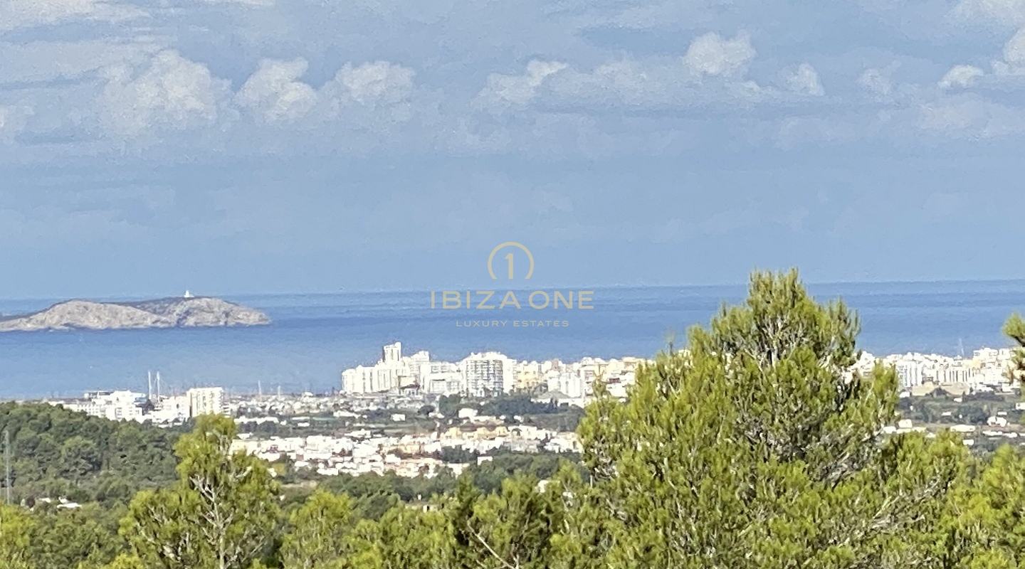 Grand terrain avec permis de construire et vue mer à vendre, Ibiza - Grand terrain avec permis de construire et vue mer à louer, Ibiza