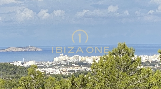 Large plot with building license and sea view for sale, Ibiza - Large plot with building license and sea view for rent, Ibiza