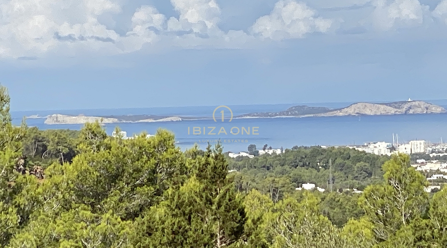 Groot perceel met bouwvergunning en zeezicht te koop, Ibiza - Groot perceel met bouwvergunning en zeezicht te huur, Ibiza