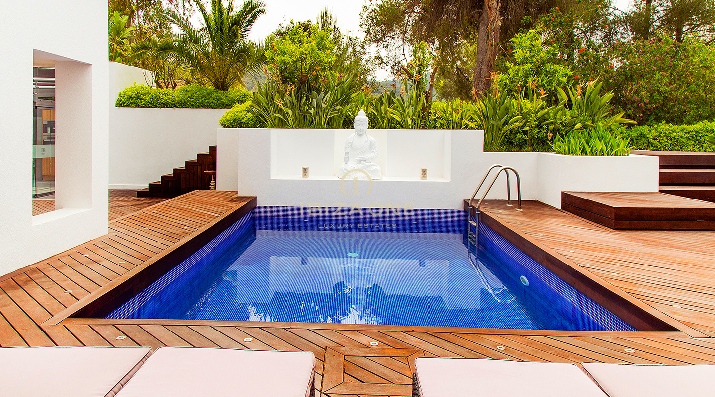 Modern 6 luxury bedroom villa Ibiza for rent , Roca Llisa, Ibiza
