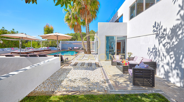 Moderne Luxusvilla mit 6 Schlafzimmern auf Ibiza zu vermieten, Roca Llisa, Ibiza
