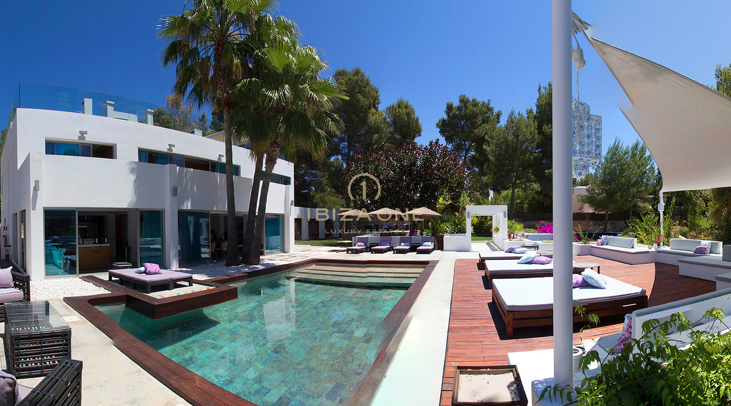 Moderne luxe villa met 6 slaapkamers te huur in Roca Llisa, Ibiza