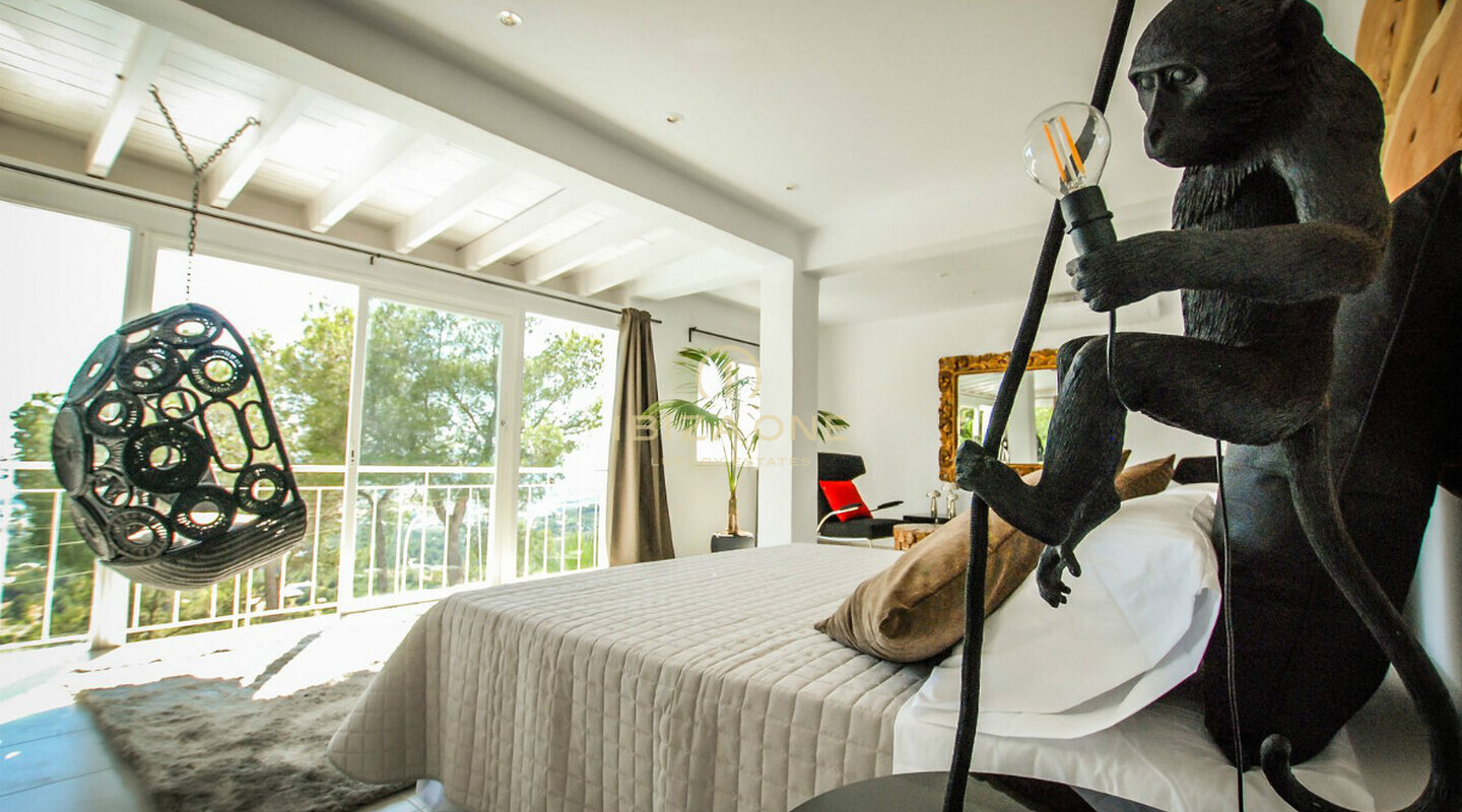 Luxusvilla auf Ibiza in Can Furnet mit atemberaubendem Blick auf das Meer, Ibiza-Stadt und Formentera zu verkaufen, Ibiza - Luxusvilla auf Ibiza in Can Furnet mit atemberaubendem Blick auf das Meer, Ibiza-Stadt und Formentera zu vermieten, Ibiza