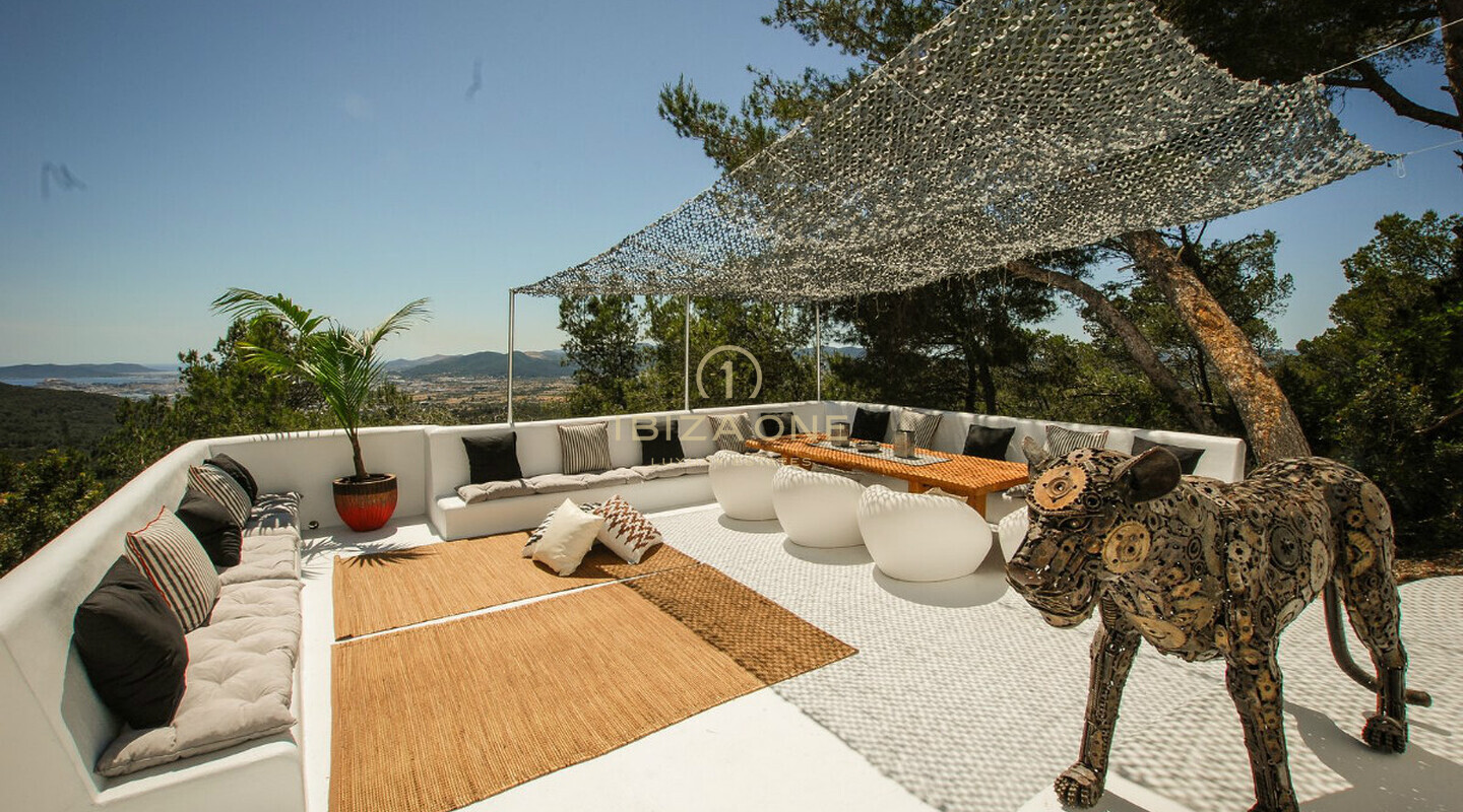 Luxe villa op Ibiza in Can Furnet met adembenemend uitzicht op zee, Ibiza-stad en Formentera te koop, Ibiza - Luxe villa op Ibiza in Can Furnet met adembenemend uitzicht op zee, Ibiza-stad en Formentera te huur, Ibiza