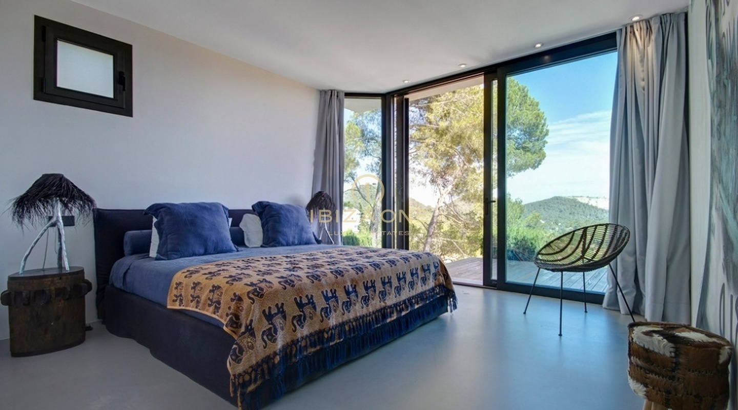 Villa de luxe moderne à Ibiza avec vue sur la mer à vendre à Can Furnet, Ibiza