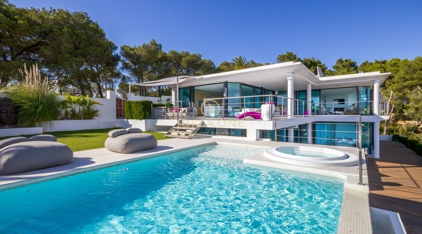Modern luxury villa in Ibiza with sea views in Can Furnet for sale, Ibiza