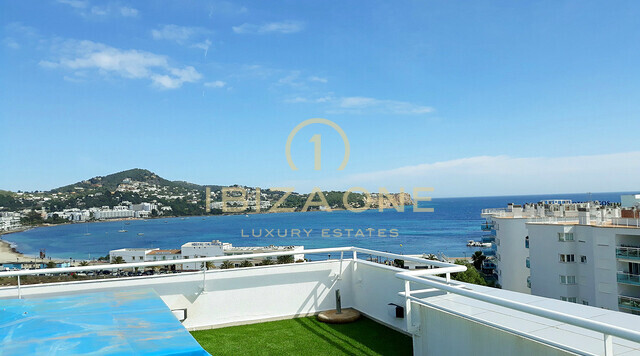 Luxe appartement/penthouse op Ibiza met uitzicht op Ibiza, de zee en de havens richting Formentera te koop, Ibiza - Luxe appartement/penthouse op Ibiza met uitzicht op Ibiza, de zee en de havens richting Formentera te huur, Ibiza
