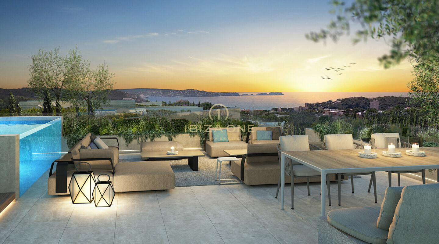 Luxus-Penthouse auf Mallorca mit Meerblick zu verkaufen, Ibiza - Luxus-Penthouse auf Mallorca mit Meerblick zu vermieten, Ibiza