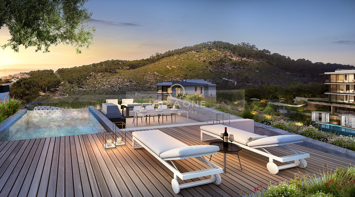 Penthouse de luxe à Majorque avec vue sur la mer à vendre, Ibiza - Penthouse de luxe à Majorque avec vue sur la mer à louer, Ibiza