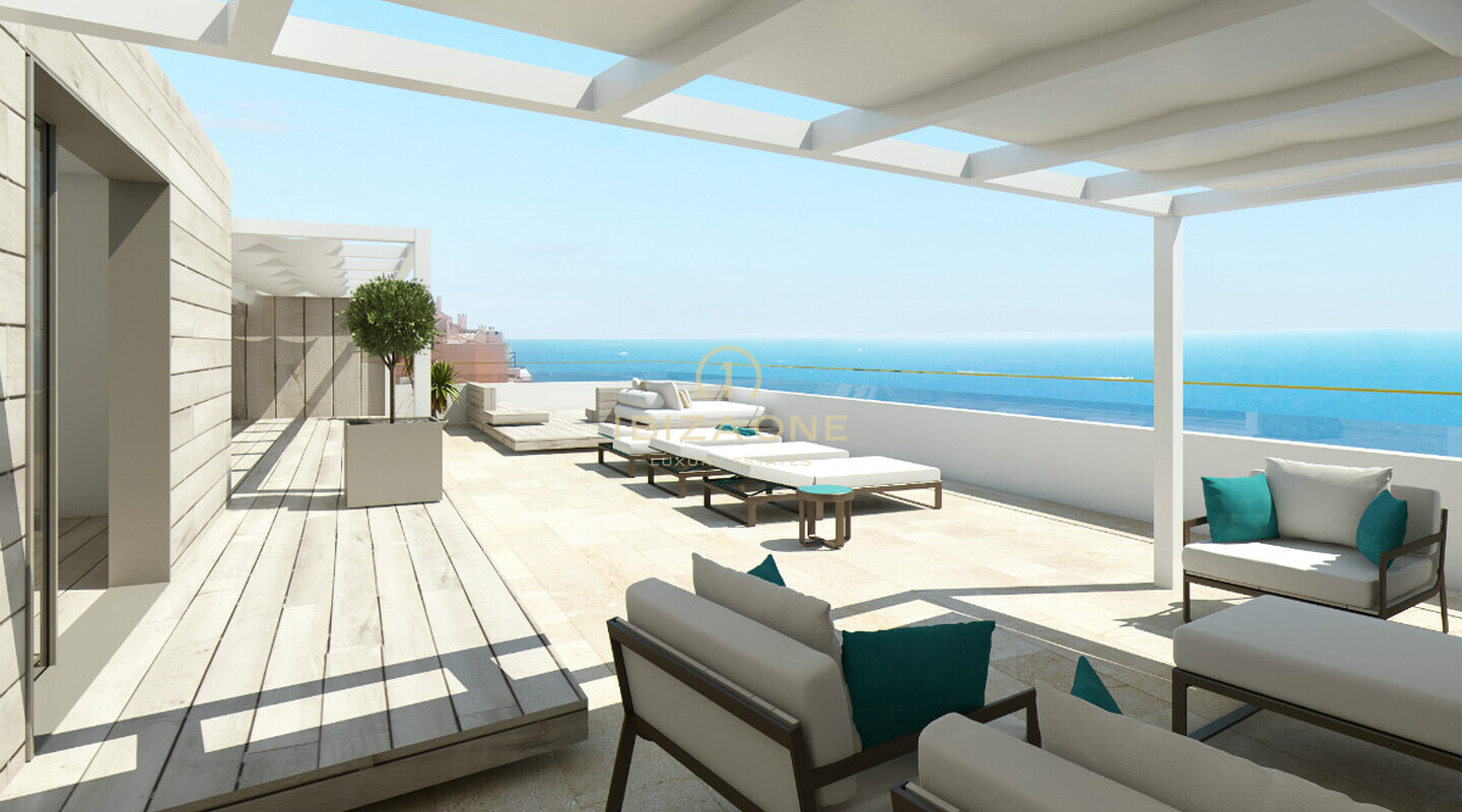 Modern sea view penthouse in Mallorca for sale, Ibiza - Modern sea view penthouse in Mallorca for rent, Ibiza