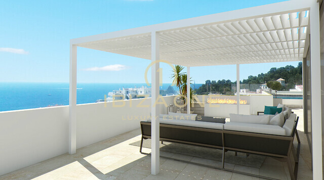 Modernes Penthouse mit Meerblick auf Mallorca zu verkaufen, Ibiza - Modernes Penthouse mit Meerblick auf Mallorca zu vermieten, Ibiza