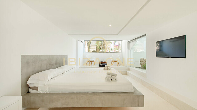 Very luxurious exceptional sea view villa Ibiza near Cala Tarida for sale - that luxury villa is also for rent, Ibiza