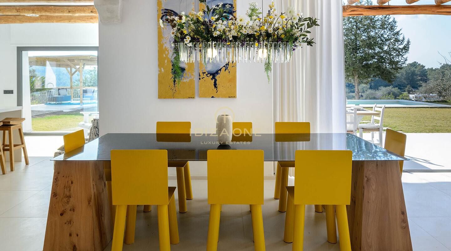 Moderne luxe finca op Ibiza nabij Santa Gertrudis te huur, Ibiza