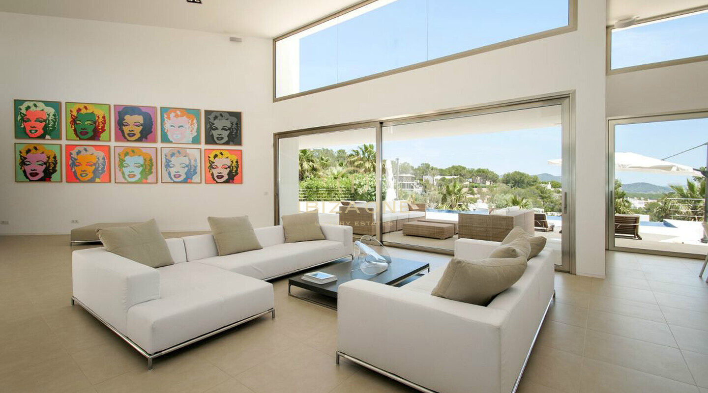 Very modern 6 bedroom luxury villa in Ibiza with sea views in Es Cubells / Vista Alegre for sale, Ibiza - Very modern 6 bedroom luxury villa in Ibiza with sea views in Es Cubells / Vista Alegre for rent, Ibiza