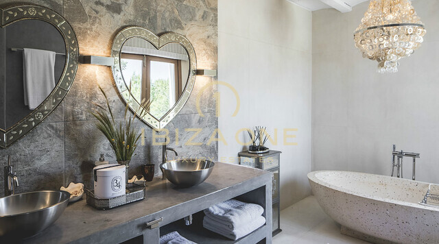 Fantastica villa di lusso a Ibiza con guest house e vista mare a Formentera in affitto, Ibiza