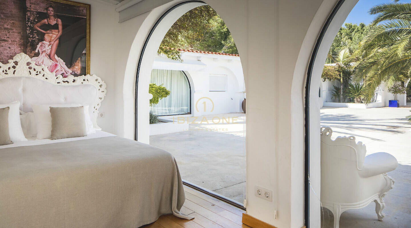 Fantastica villa di lusso a Ibiza con guest house e vista mare a Formentera in affitto, Ibiza
