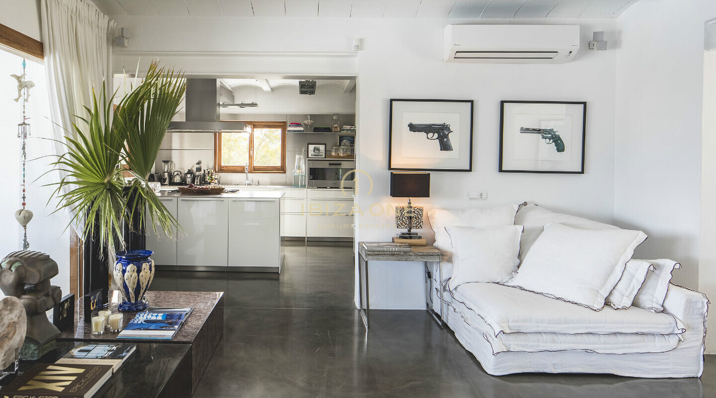 Fantastica villa di lusso a Ibiza con guest house e vista mare a Formentera in affitto, Ibiza