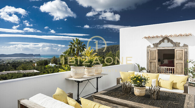 Fantastica villa di lusso a Ibiza con guest house e vista mare a Formentera in affitto, Ibiza